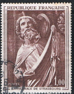 FRANCE : N° 1654 Oblitéré (Sculpture De La Cathédrale De Strasbourg) - PRIX FIXE - - Usati