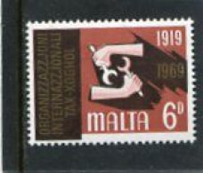 MALTA - 1969  6d  ILO  MINT NH - Malte