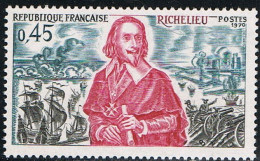 FRANCE : N° 1655 ** (Richelieu - PRIX FIXE - - Unused Stamps