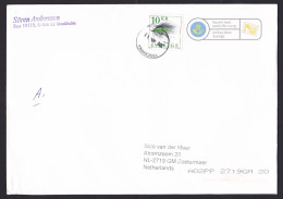 Sweden: Stationery Cover To Netherlands, 2012, 1 Extra Stamp, Fish Hook, Fishing (traces Of Use) - Briefe U. Dokumente