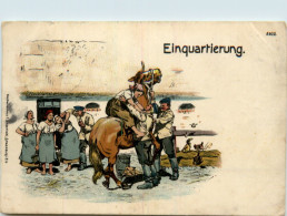 Militaria - Einquartierung - Umoristiche