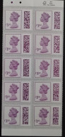 S.G.V4820 ~  BLOCK OF 10 X £3.00p NEW BARCODED DEFINITIVES UNFOLDED & NHM #02941 - Machins