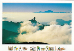 1 AK Gran Canaria * Der Roque Nublo Mit Seinem Auffälligen Basaltfelsen, Das Wahrzeichen Der Insel Mit Blick Zum Teide * - Gran Canaria