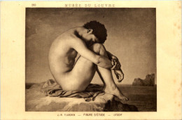 Künstlerkarte Flandrin - Figure D Etude - Other & Unclassified