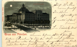 Gruss Aus München - Justiz-Palast - Litho - München