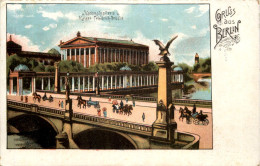 Gruss Aus Berlin - Nationalgallerie - Litho - Andere & Zonder Classificatie