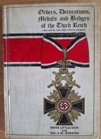 Livre Orders,Décorations,Médals And Badges Of The Chird Reich 1933-1939 - Weltkrieg 1939-45