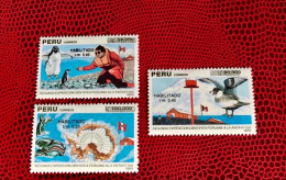 PÉROU PERU 1991 3v Neuf MNH ** Mi 1446 1448 - Other & Unclassified