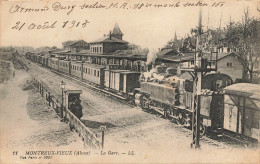 Montreux Vieux * La Gare Du Village * Train Locomotive Ligne Chemin De Fer - Other & Unclassified