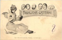 Fröhliche Ostern - Pâques