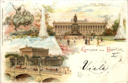 Gruss Aus Berlin - Litho - Other & Unclassified