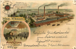 Leipzig - Maschinen Fabrik Karl Krause - Litho - Leipzig