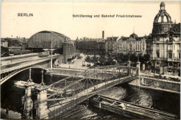 Berlin, Schlütersteg Und Bahnhof Friedrichstrasse - Sonstige & Ohne Zuordnung