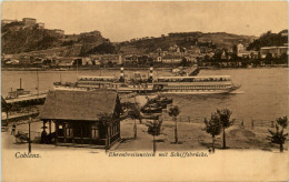 Koblenz, Ehrenbreitstein Mit Schiffsbrücke - Koblenz