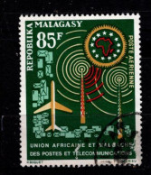 - MADAGASCAR - 1963 - YT N° PA 92  - Oblitéré  - UAMPT - Madagaskar (1960-...)