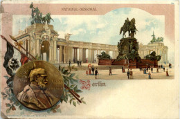 Berlin - National-Denkmal - Litho - Other & Unclassified