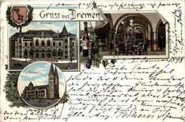 Gruss Aus Bremen - Litho - Bremen