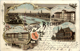 Gruss Aus Bremen - Litho - Bremen
