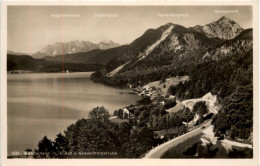 Walchensee M. Urfeld Und Kesselbergstrasse - Bad Toelz