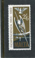 MALTA - 1969  2/6  INDEPENDENCE  MINT NH - Malte