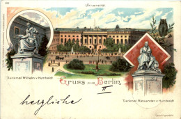 Gruss Aus Berlin - Litho - Other & Unclassified