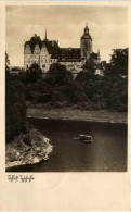 Isergebirge, Die Burg Tzschoda A.d. Talsperre Marklissa - Schlesien