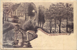 Gruss Vom Jagdschloss Stern Bei Potsdam - Litho - Potsdam