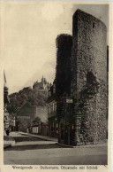 Wernigerode, Dullenturm, Ottostrasse Mit Schloss - Wernigerode