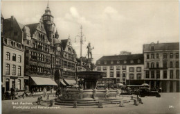 Aachen, Marktplatz Und Karlsbrunnen - Aken