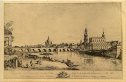 Dresden Im 18 JH. Nach Einem Stick Von Canaletto - Dresden