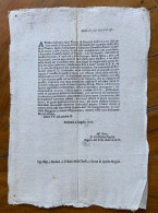 STORIA DELLA SICILIA - PALERMO 6 Luglio 1758  -  "...fuga Di Forzati Da SIRACUSA ..loro Connotati..." - Documents Historiques