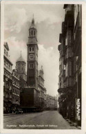 Augsburg, Karolinenstrasse, Perlach Mit Rathaus - Augsburg