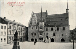 Neustadt A.d. Orla, Marktplatz Mit Rathaus - Neustadt / Orla