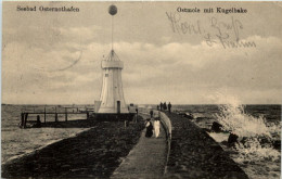 Seebad Osternothafen - Ostmole Mit Kugelbake - Pommern