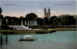 Magdeburg, Am Adolf Mittag-See - Magdeburg