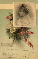 Frau Mit Blumen - Women