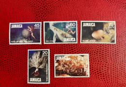 JAMAÏQUE 1982 5v Neuf MNH ** YT 542 / 546 Mi Marine Life Coral Koraal Korallen JAMAICA - Vie Marine