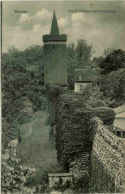 Bernau, Alte Stadtmauer Mit Pulverturm - Bernau