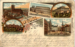 Gruss Aus München - Litho - München