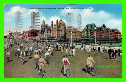 ATLANTIC CITY, NJ - MARLBOROUGH-BLENHEIM HOTELS - ANIMATED WITH WOMAN ON BICYCLES - TRAVEL IN 1941 - - Atlantic City