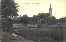 Königsbrück Mit Stadtkirche - Königsbrück