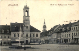 Königsbrück - Markt Mit Rathaus - Königsbrück