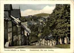 Clausthal - Zellerfeld, Osteröderstrasse, Blick Zum Bocksberg - Clausthal-Zellerfeld