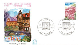 FDC 1976 THIERS PUY DE DOME - 1970-1979