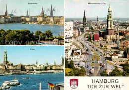 72840469 Hamburg Binnenalster Michaeliskirche Michel Wahrzeichen City Hafen Hamb - Andere & Zonder Classificatie