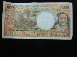 1000 Mille Francs 1996 - Institut D'émission D'outre Mer   **** EN ACHAT IMMEDIAT **** - Papeete (Polinesia Francese 1914-1985)