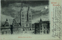 Gruss Aus Bremen, Rathaus, Dom Und Börse - Bremen