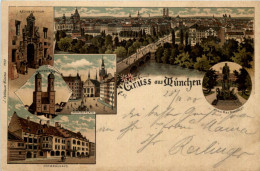 Gruss Aus München - Litho - Muenchen