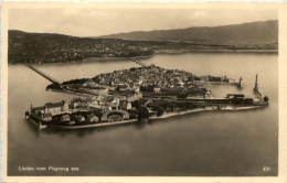 Lindau Vom Flugzeug Aus - Lindau A. Bodensee