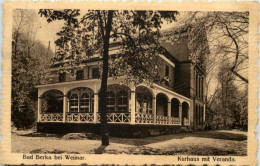 Bad Berka Bei Weimar, Kurhaus Mit Veranda - Weimar